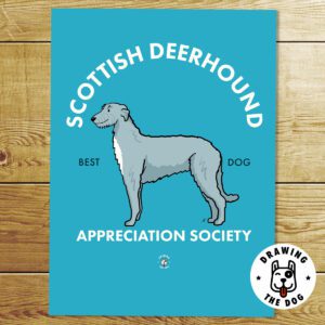 Scottish Deerhound Art Print