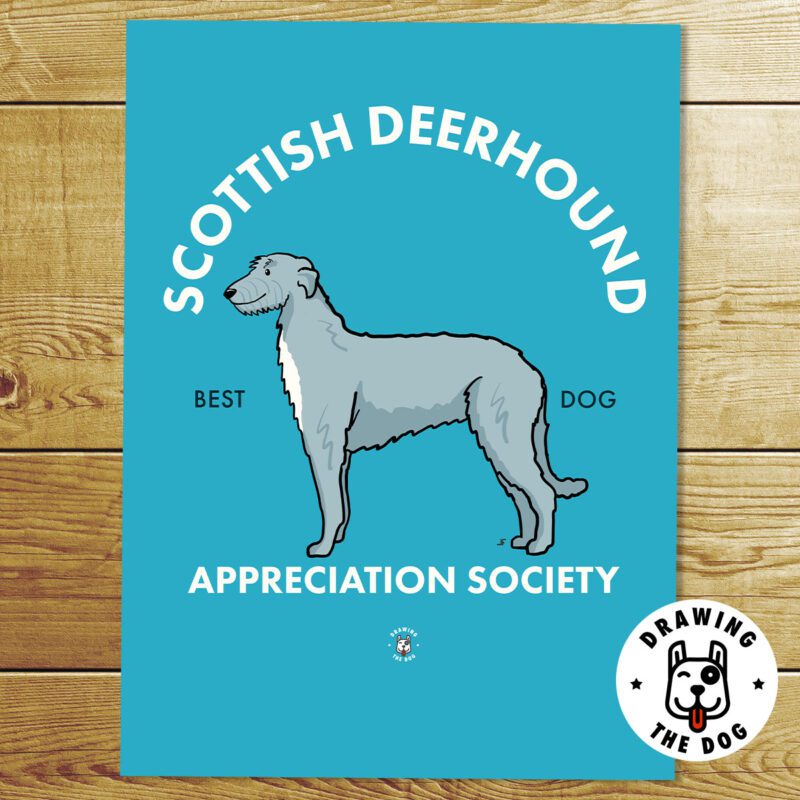 Scottish Deerhound Art Print