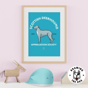 Scottish Deerhound Kids Decor