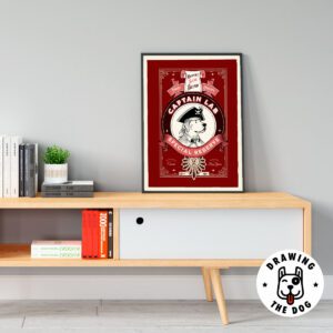 Captain Labrador Living Room Decor