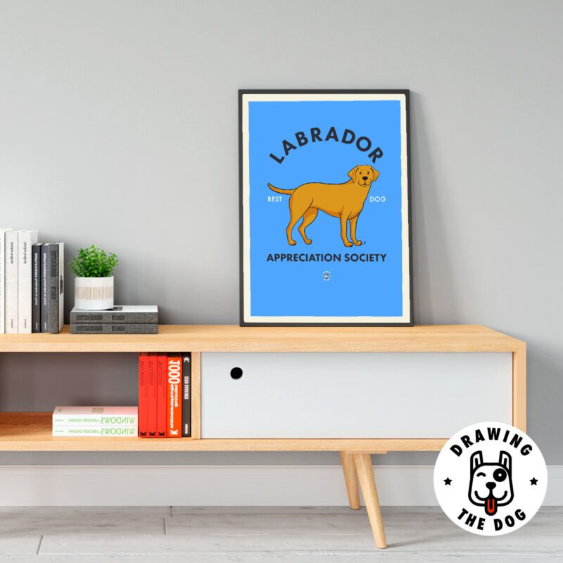 Labrador Best Dog Art Living Room Decor