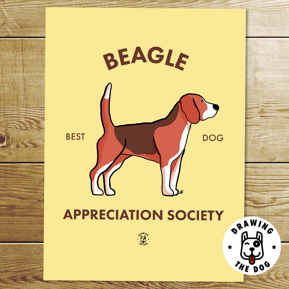 Beagle Appreciation Society Art Print