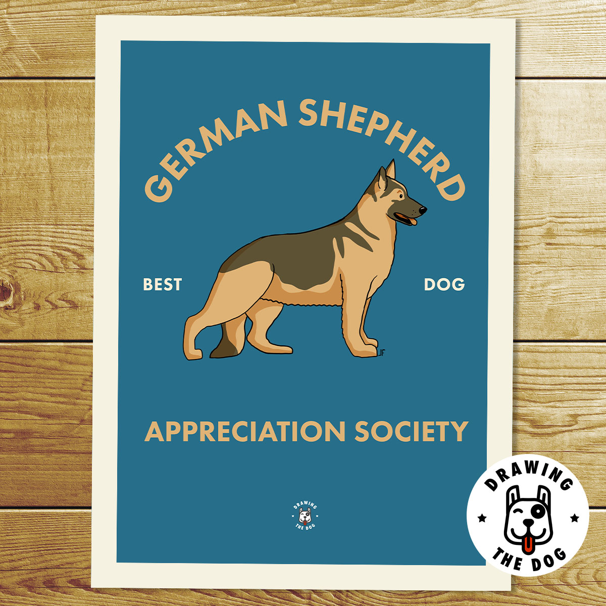 German Shepherd Appreciation Society Print