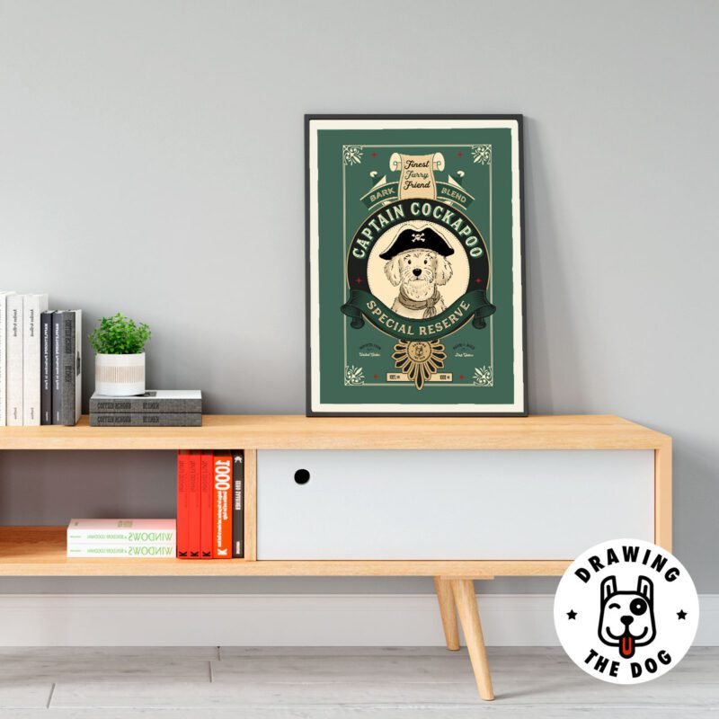 Captain Cockapoo Living Room Decor