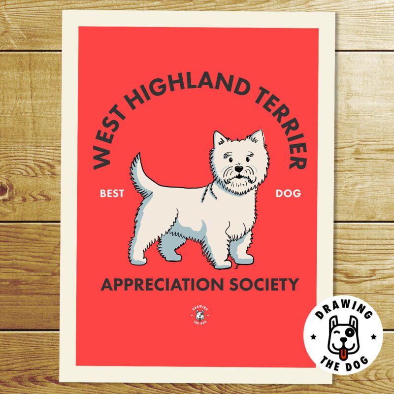 West Highland Terrier AS Print