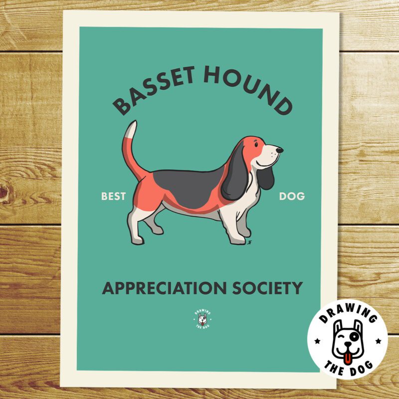 Bassett Hound AS Print