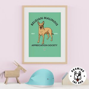 Belgian Malinois Kids Wall Decor