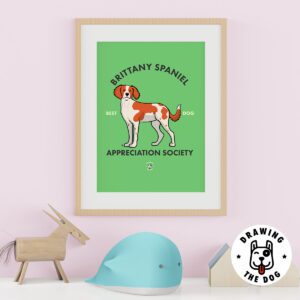 Brittany Spaniel Kids Wall Decor