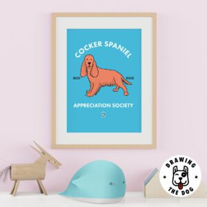 Cocker Spaniel AS Kids Wall Decor