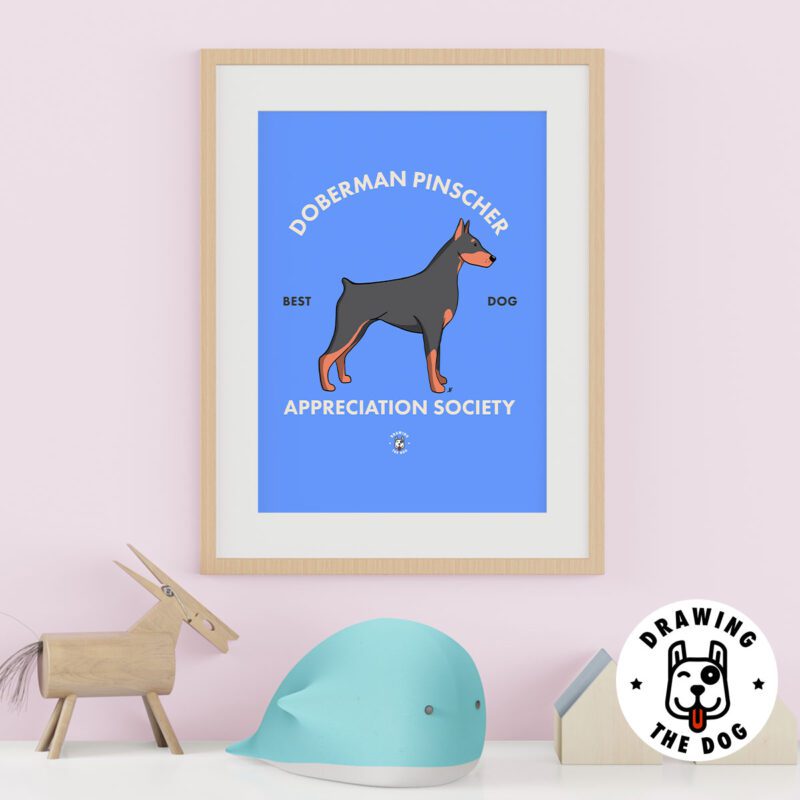 Doberman AS Kids Wall Decor