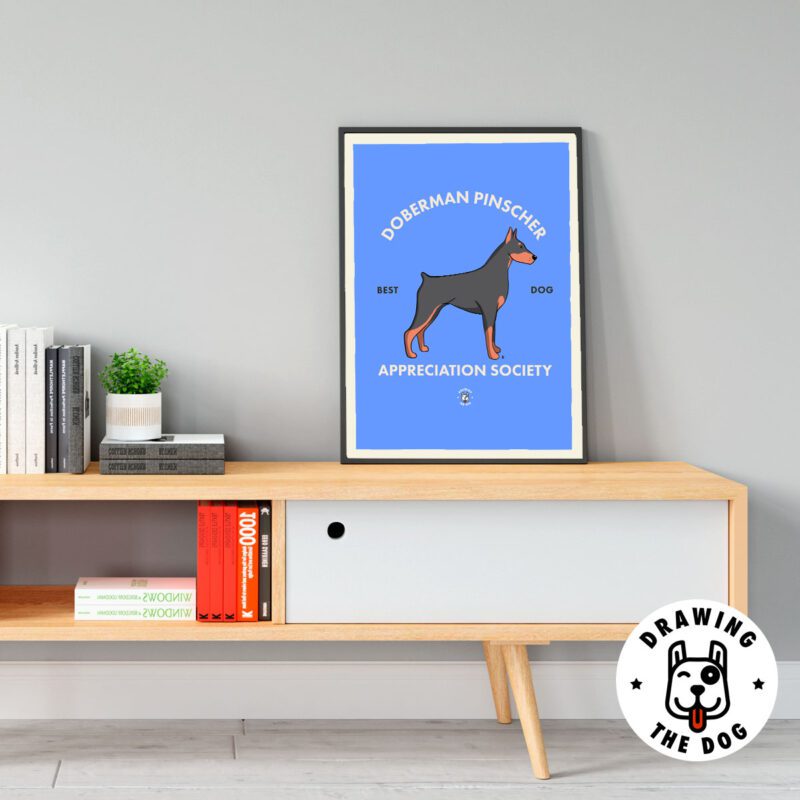 Doberman AS Living Room Decor