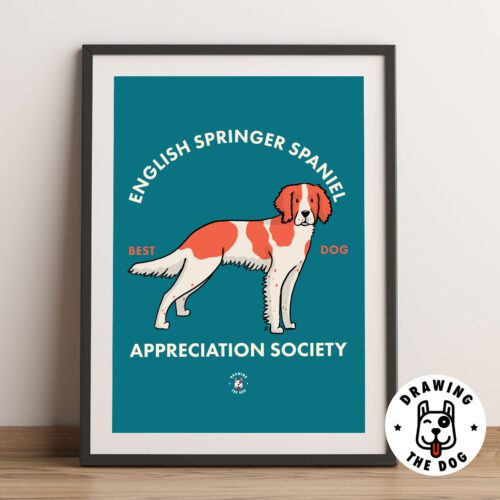 English Springer Spaniel Framed