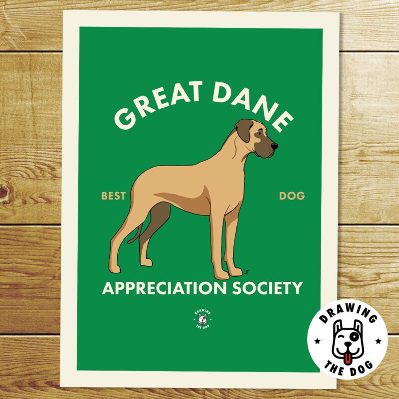 Great Dane Art Print