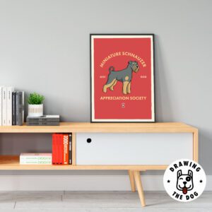 Miniature Schnauzer Living Room Decor