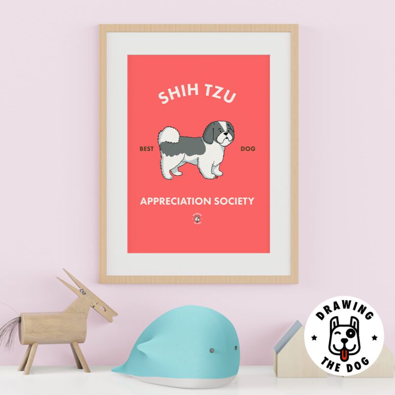 Shih Tzu Art Kids Wall Decor