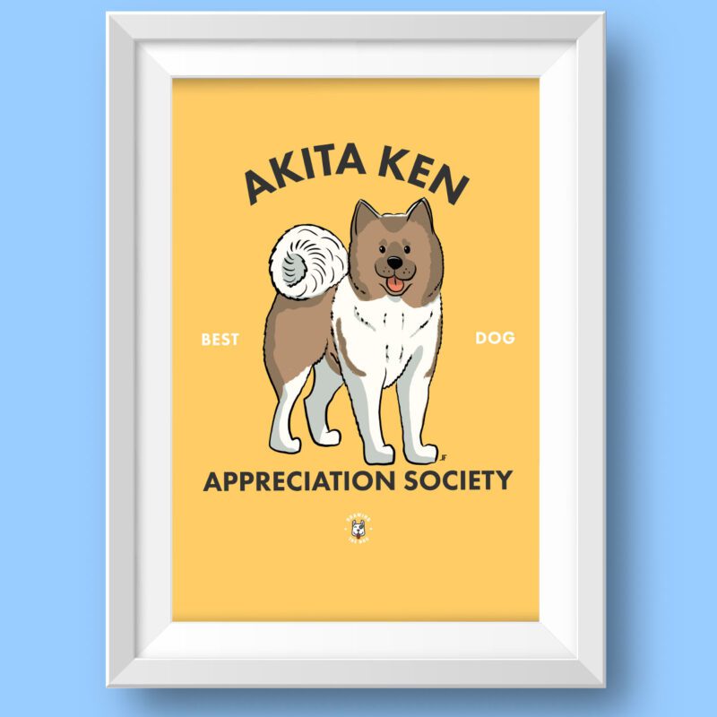 Akita Ken Wall Art Featured