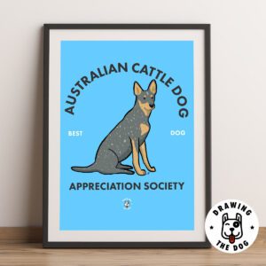 Australian Cattle Dog AS Framed