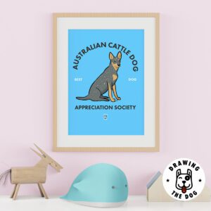 Australian Cattle Dog AS Kids Wall Decor