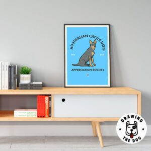 Australian Cattle Dog AS Living Room Decor