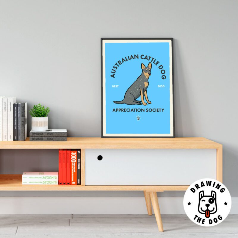 Australian Cattle Dog AS Living Room Decor