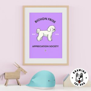 Bichon Frise AS Kids Wall Decor