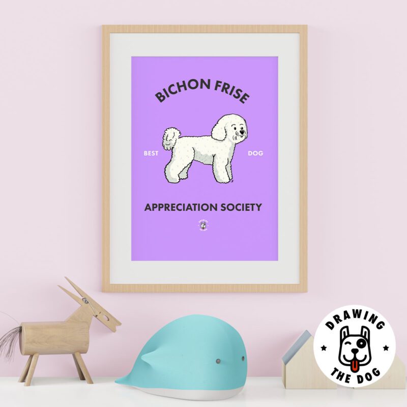 Bichon Frise AS Kids Wall Decor