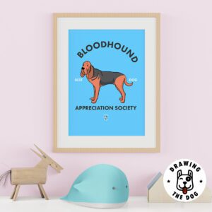 Bloodhound AS Kids Wall Decor