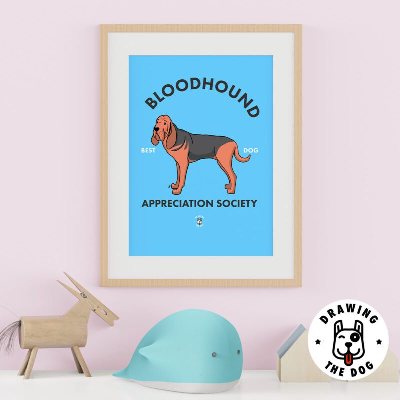 Bloodhound AS Kids Wall Decor