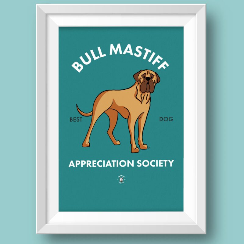 Bull Mastiff Wall Art Print Featured