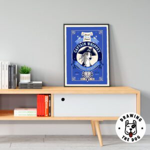 Captain Whippet Living Room Decor
