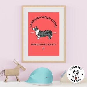 Cardigan Welsh Corgi AS Kids Wall Decor