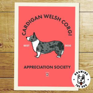 Cardigan Welsh Corgi AS Print