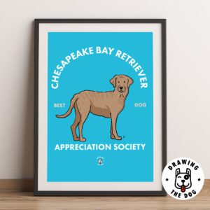 Chesapeake Bay Retriever AS Framed