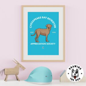 Chesapeake Bay Retriever AS Kids Wall Decor