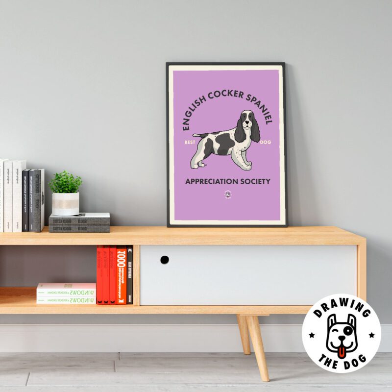 English Cocker Spaniel AS Living Room Decor