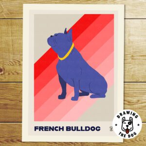 French Bulldog Stripes Print