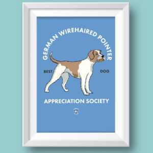German Wirehaired Pointer Wall Art Featured