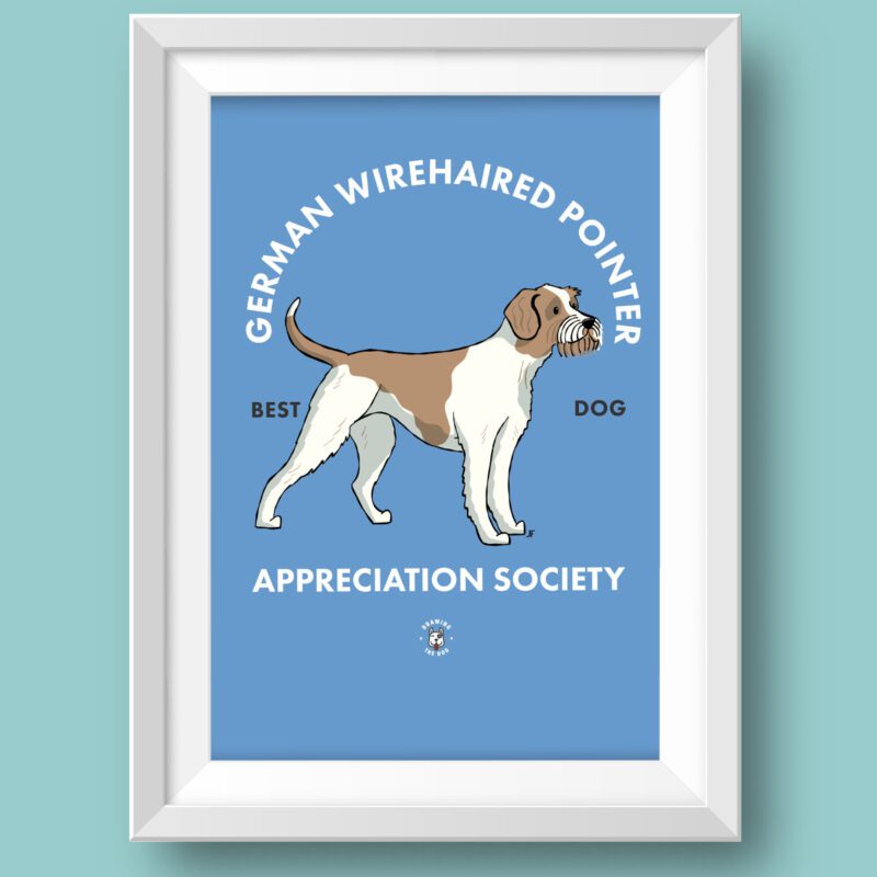 German Wirehaired Pointer Wall Art Featured