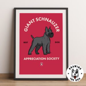 Giant Schnauzer AS Framed