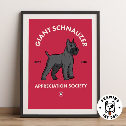 Giant Schnauzer AS Framed