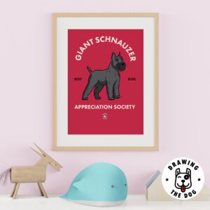 Giant Schnauzer AS Kids Wall Decor