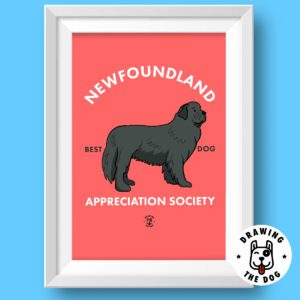Newfoundland Dog Art Featured