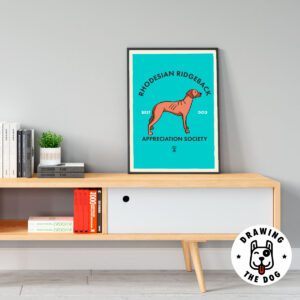 Rhodesian Ridgeback AS Living Room Decor