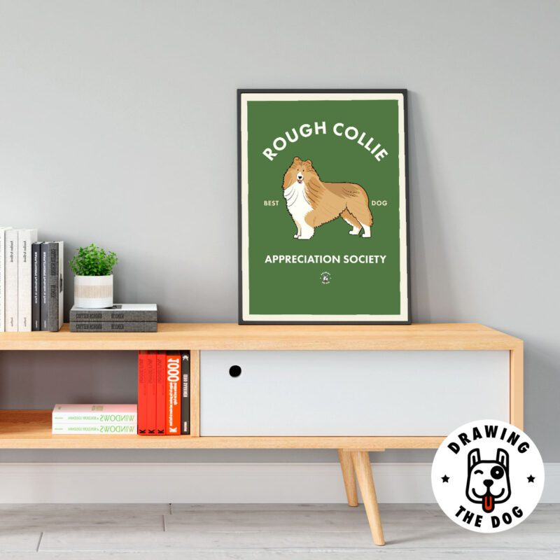 Rough Collie AS Living Room Decor