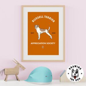 Russell Terrier AS Kids Wall Decor