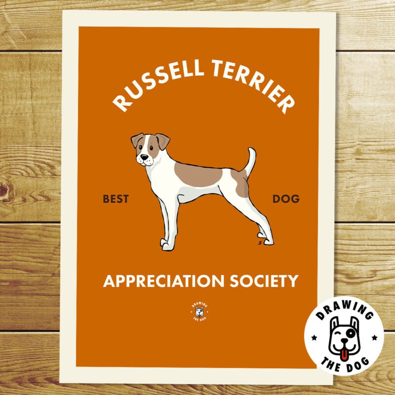 Russell Terrier AS Print