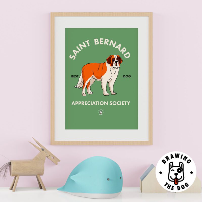 Saint Bernard Kids Wall Decor