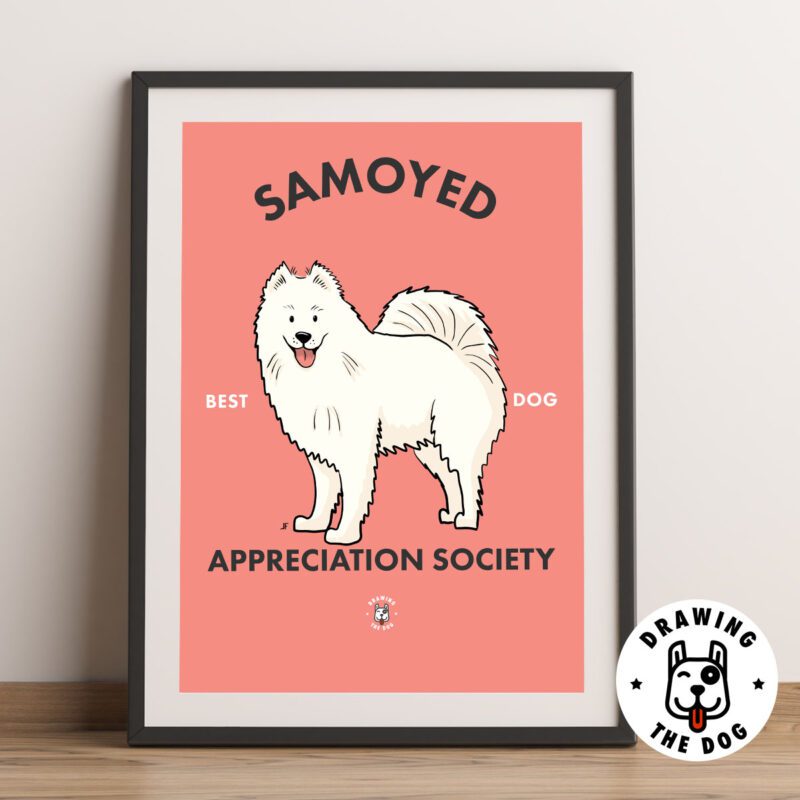 Samoyed AS Framed