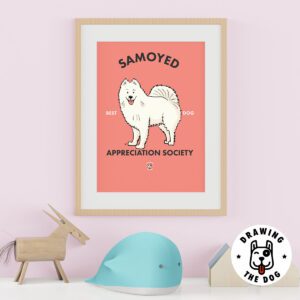 Samoyed AS Kids Wall Decor