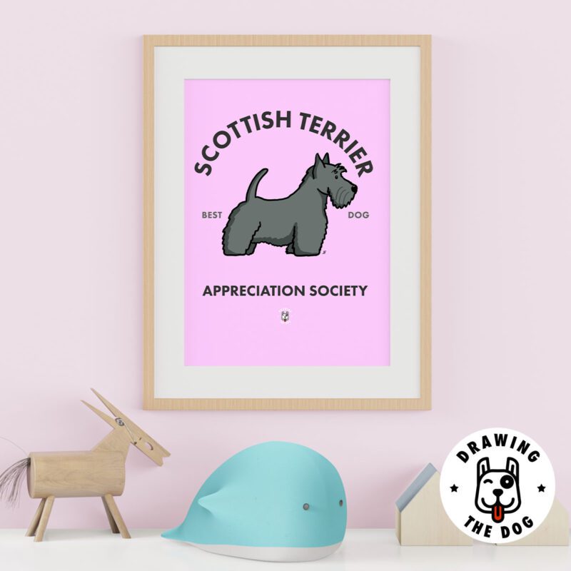 Scottish Terrier Wall Art Kids Wall Decor